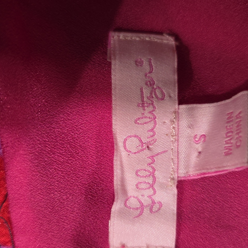 Lilly Pulitzer Pink Multicolor Floral Sleeveless Dress - Picture 2 of 7